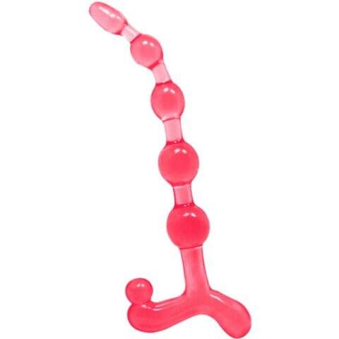 Balles anal rouges bendy twist — BAILE