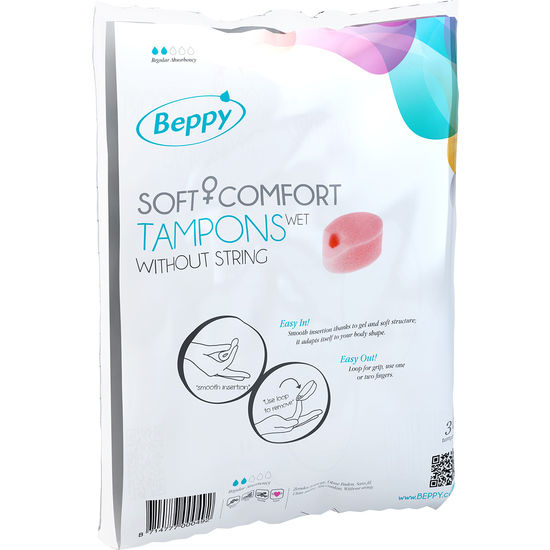Tampons soft confort humide 30 unités — BEPPY