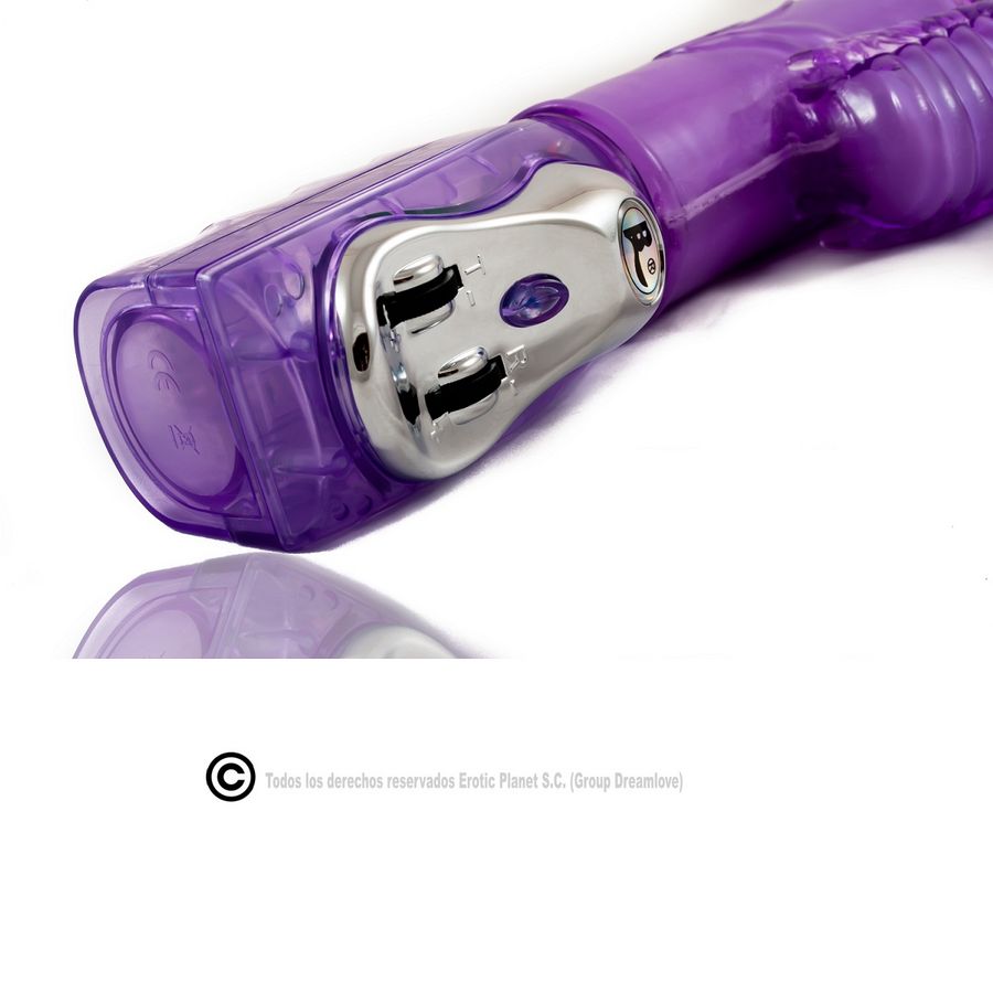 Rotateur haut et bas lapin lilas avec superstimulateur — BAILE, vue 2