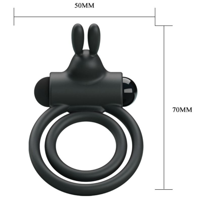 Anneau vibrateur en silicone osmond — PRETTY LOVE, vue 5