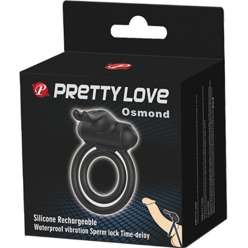 Anneau vibrateur en silicone osmond — PRETTY LOVE, vue 7