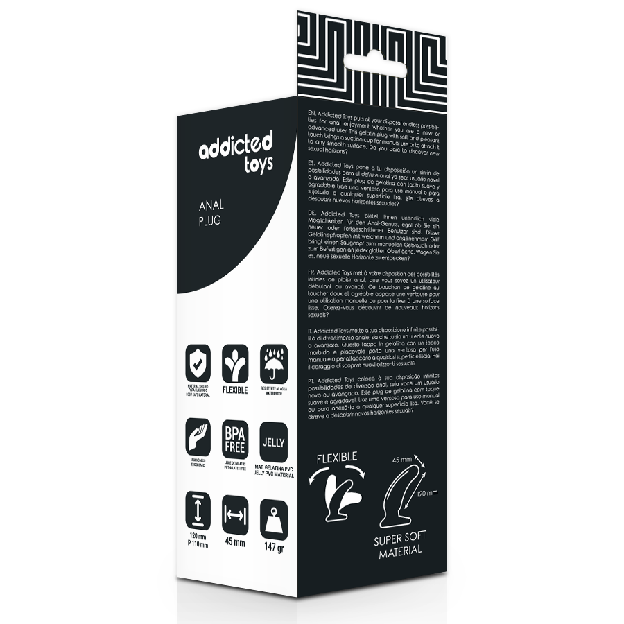 Plug anal spot 12 CM — ADDICTED TOYS, vue 4