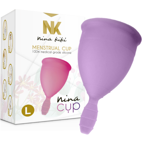 Coupe menstruelle violet - taille L — NINA KIKÍ