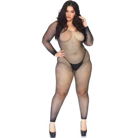 Bas de corps en filet cristallisé LEG avenue - 1X-2X — LEG AVENUE