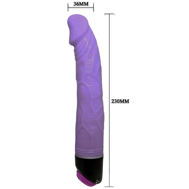 Adour club vibrateur réaliste 23 CM lilas — BAILE, vue 3