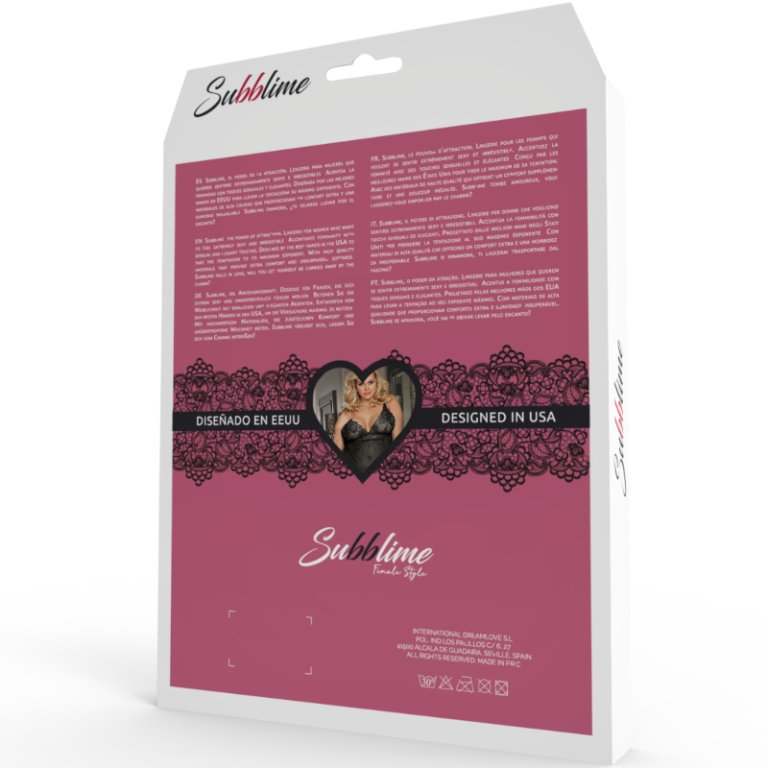 Queen plus fetish manches courtes teddy — SUBBLIME, vue 4