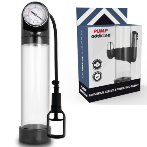 Pompe d'érection transparente RX9 avec vibromasseur