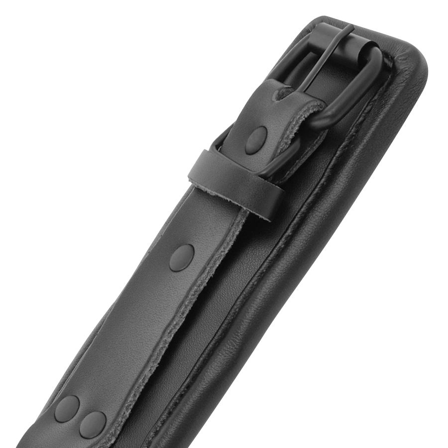Menottes réglables en cuir noir — DARKNESS, vue 3