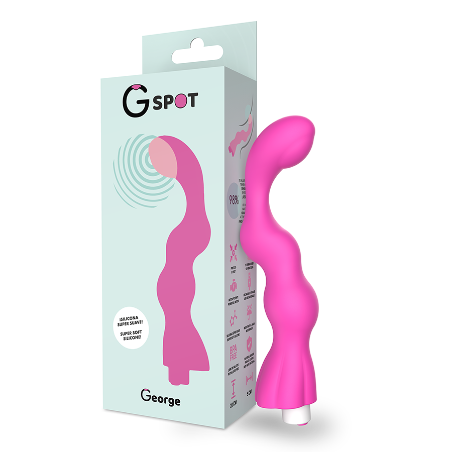 George g-spot vibrateur gomme rose — G-SPOT