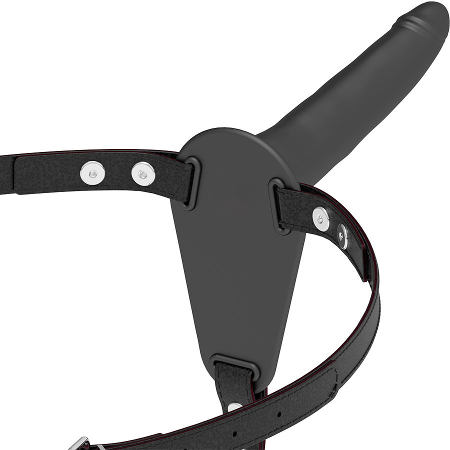 Silicone noir 15 CM — FETISH SUBMISSIVE HARNESS