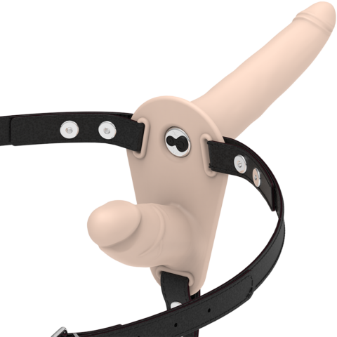 Vibrateur flesh UP double pénétration — FETISH SUBMISSIVE HARNESS