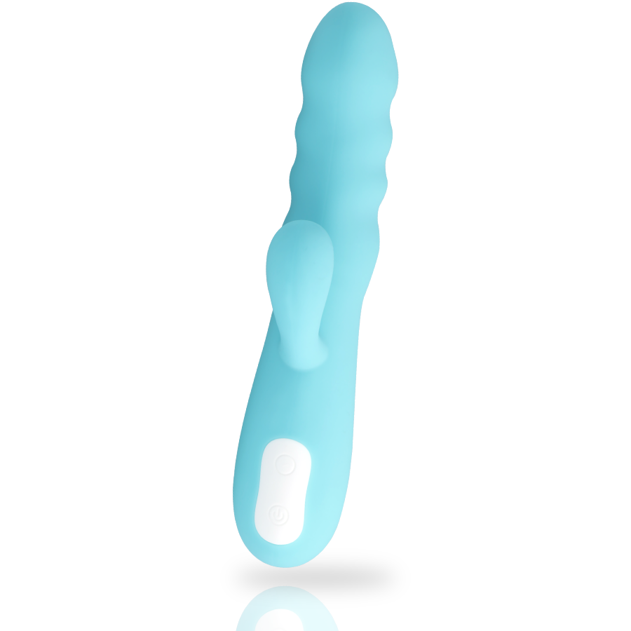 Vibrateur rotatif eiffel turquoise bleu — MIA, vue 3