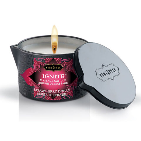 Bougie de massage fraise rêves 170 GR