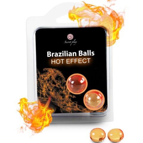 Balles brésiliennes effet chauffant 2 unités — SECRETPLAY