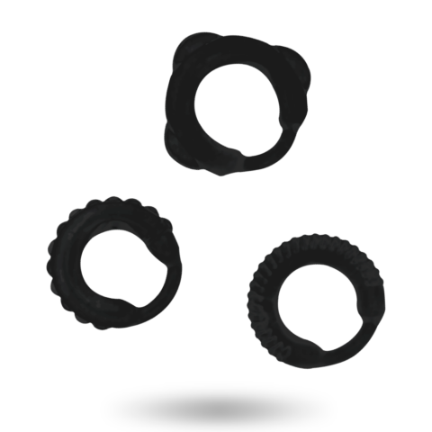 Ensemble c-ring noir — ADDICTED TOYS