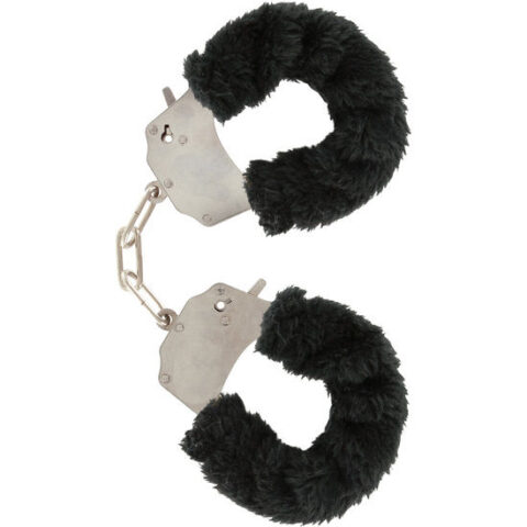 Manchettes furry FUN bondage noir — TOYJOY
