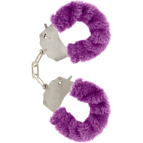 Manchettes furry FUN bondage violet — TOYJOY