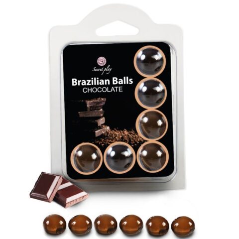 Set 6 boules brésiliennes chocolat — SECRETPLAY