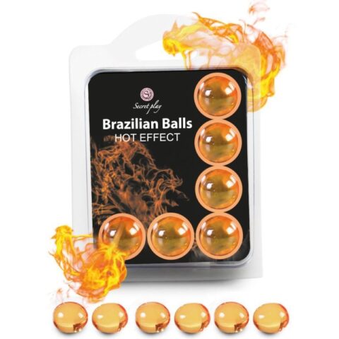 Set 6 balles brésiliennes effet chaleur — SECRETPLAY