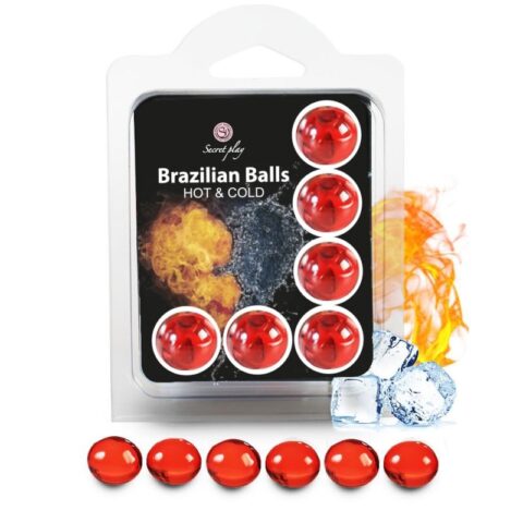 Set 6 balles brésiliennes effet chaud et froid — SECRETPLAY