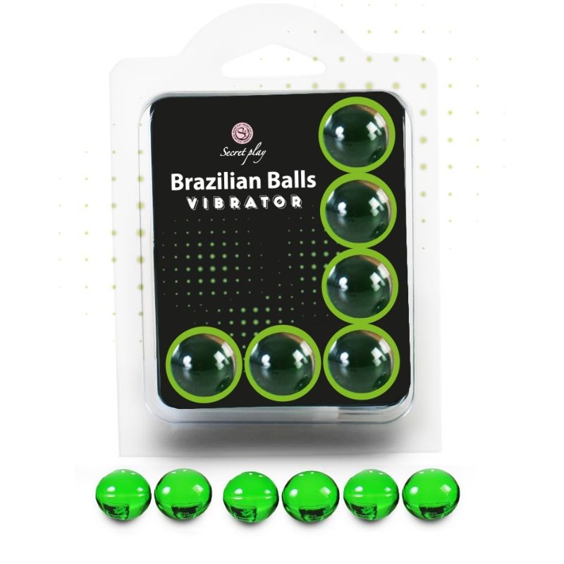 Set 6 boules brésiliennes vibrateur — SECRETPLAY