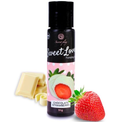 Gel sweet love fraise et chocolat blanc 60 ML — SECRETPLAY