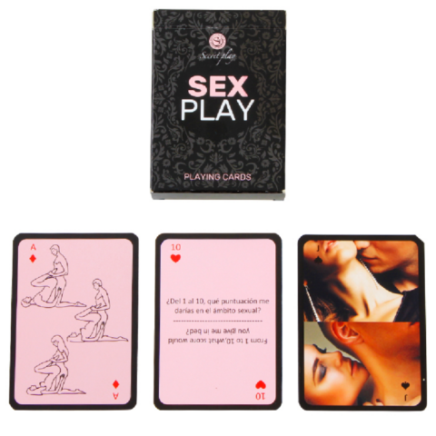 Cartes à jouer SEX play (es/en) — SECRETPLAY