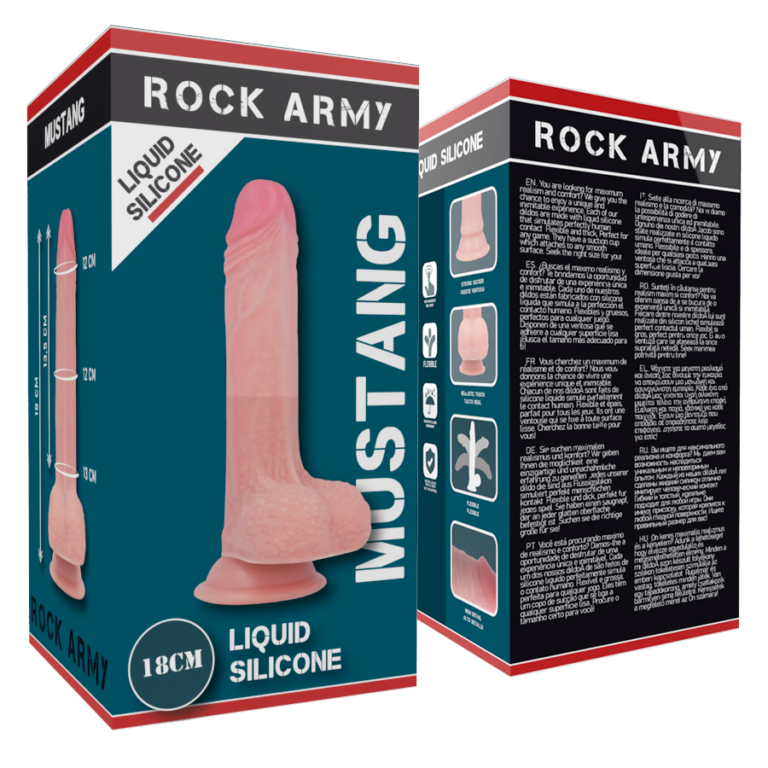 Silicone liquide premium mustang réaliste 18 CM -O- 4.14 CM — ROCKARMY, vue 7
