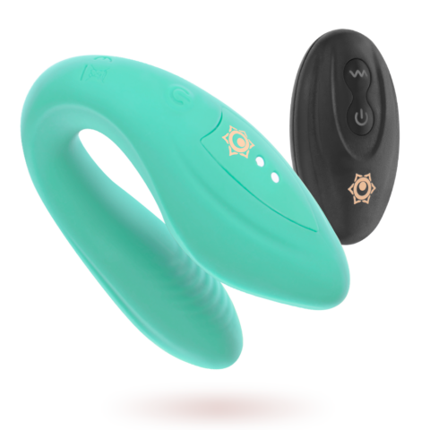 Télécommande kama pour couples aqua