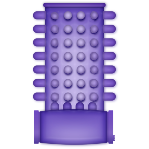 Couvercle de pénis de vibrateur lilas
