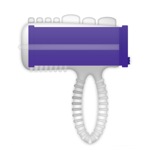Ring vibrator lilac tongue