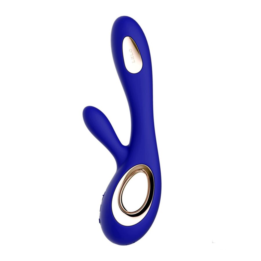 Soraya wave vibrateur rabbit bleu nuit — LELO, vue 2