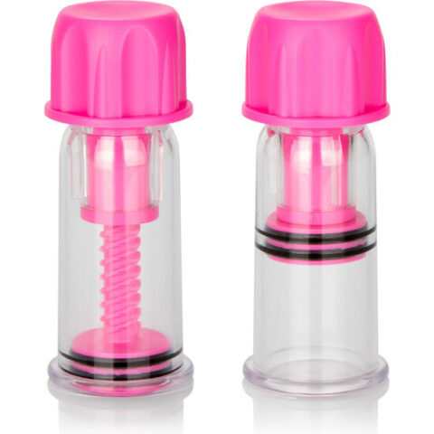 Ventouse à tétine rose à tourner vide