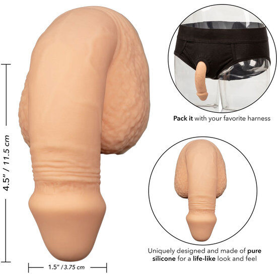 Emballage silicone pénis 12.75 CM chair — CALEXOTICS, vue 3