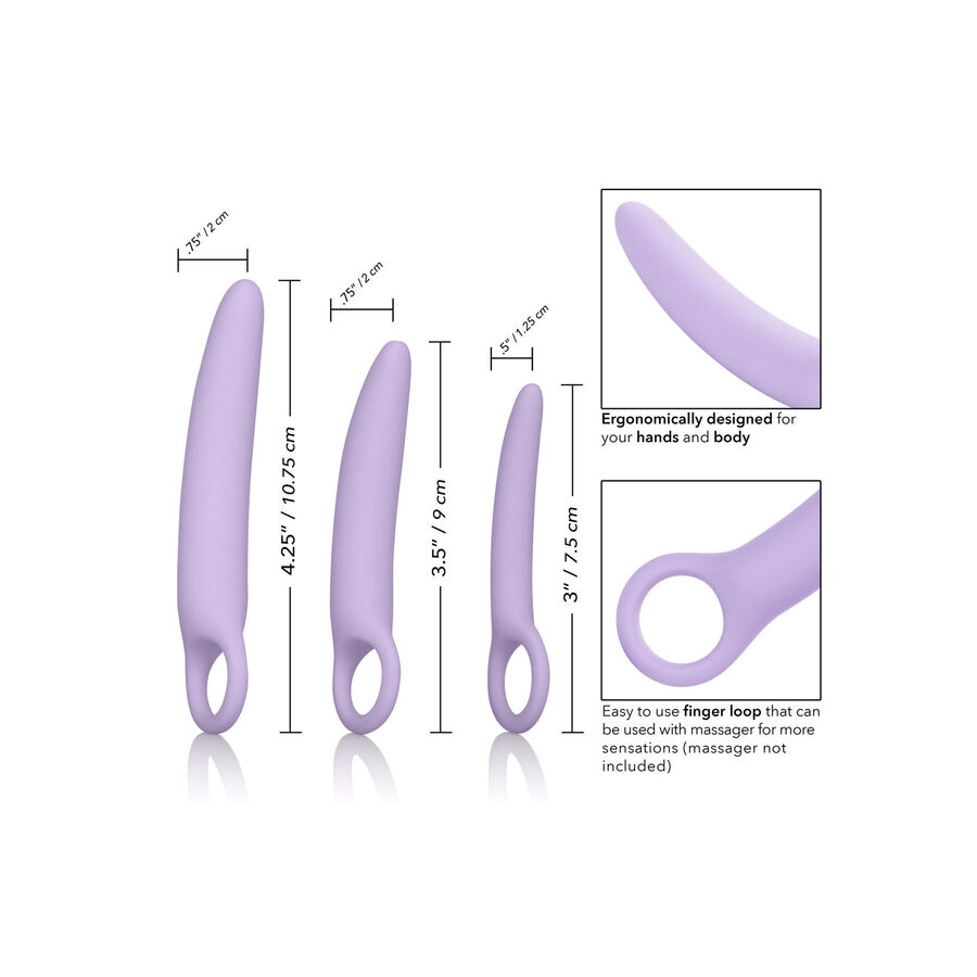 DR laura berman alena ensemble de 3 dilateurs en silicone — CALEXOTICS, vue 3