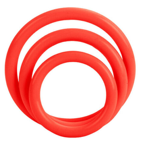 JEU de trois anneaux rouge — CALEXOTICS