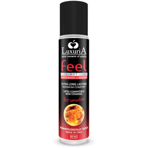 Luxuria lubrifiant base d'eau feel HOT sensation 60 ML — INTIMATELINE
