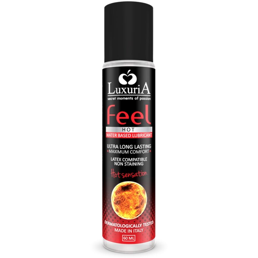 Luxuria lubrifiant base d'eau feel HOT sensation 60 ML — INTIMATELINE