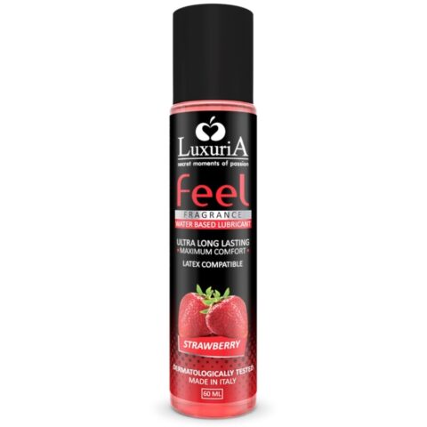Luxuria lubrifiant base d'eau feel fraise 60 ML — INTIMATELINE