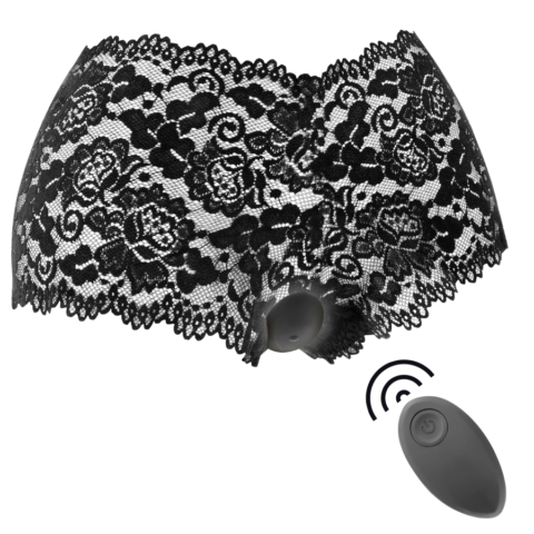 Stimulateur à télécommande zara avec culotte gratuite — BLACK&SILVER