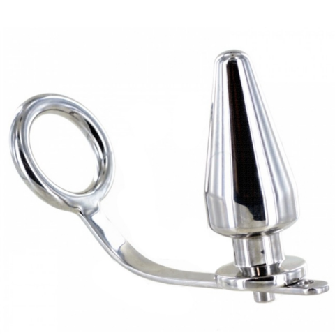 Anneau en acier avec plug anal 45 X 50MM — METAL HARD