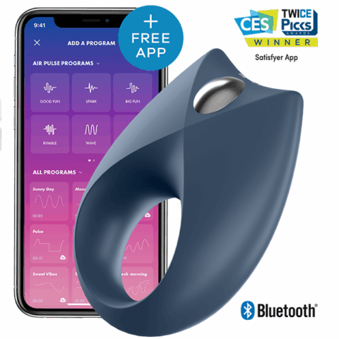 Application puissante de vibrateur un anneau royal — SATISFYER