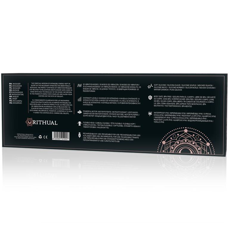 Baguette akasha puissante rechargeable 2.0 noire — RITHUAL, vue 6