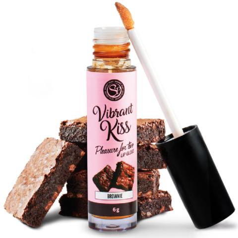 Gloss à lèvres vibrant kiss brownie — SECRETPLAY