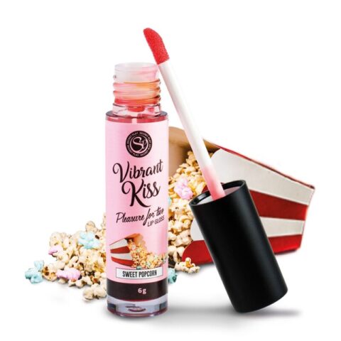 LIP gloss vibrant kiss sweet popcorn — SECRETPLAY
