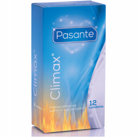 Préservatifs climax 6 effet chaleur + 6 effet frais / 12 unités — PASANTE