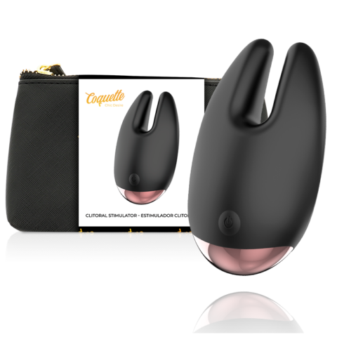 Stimulateur clitorial noir / OR — COQUETTE CHIC DESIRE