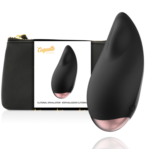 Stimulateur clitorial noir / OR — COQUETTE CHIC DESIRE