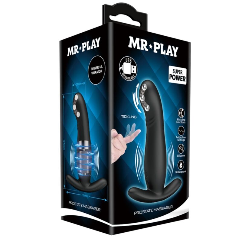 Masseur de prostate noir rechargeable — MR PLAY, vue 9