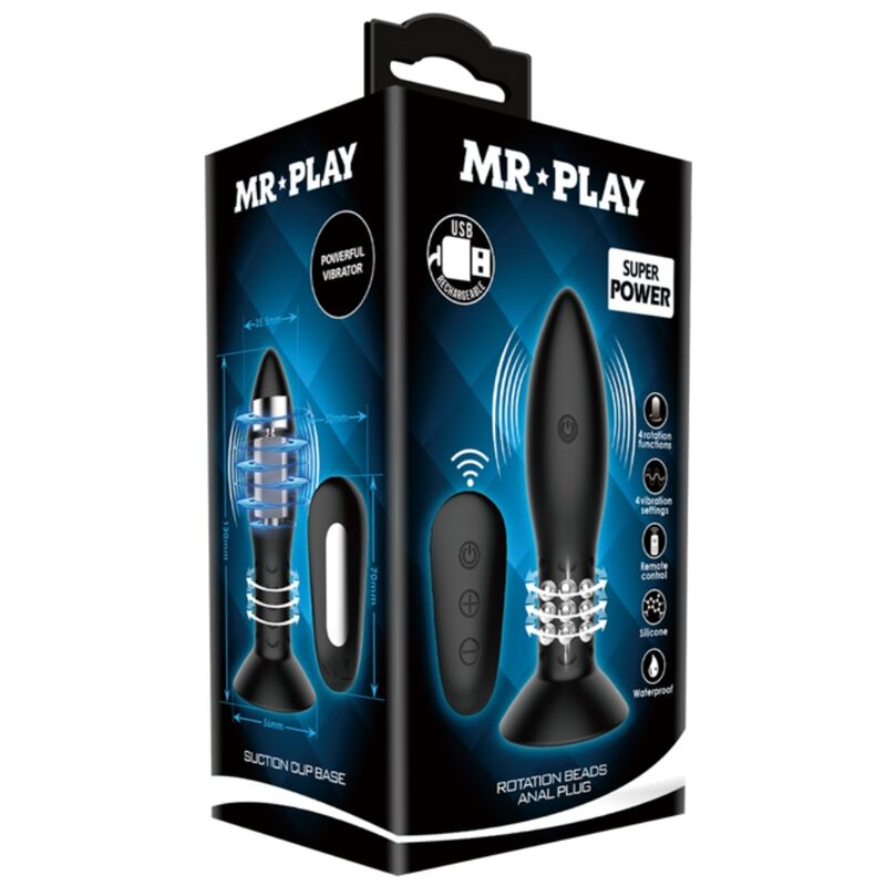 Plug avec télécommande billes tournantes noires — MR PLAY, vue 7